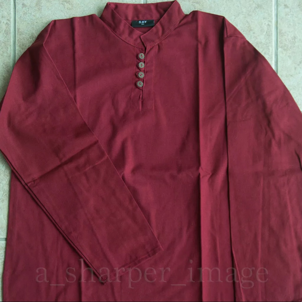 Medieval Renaissance Button Neck Shirt